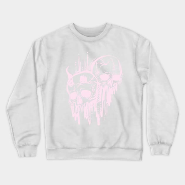 demon hunter pink Crewneck Sweatshirt by lovefromsirius